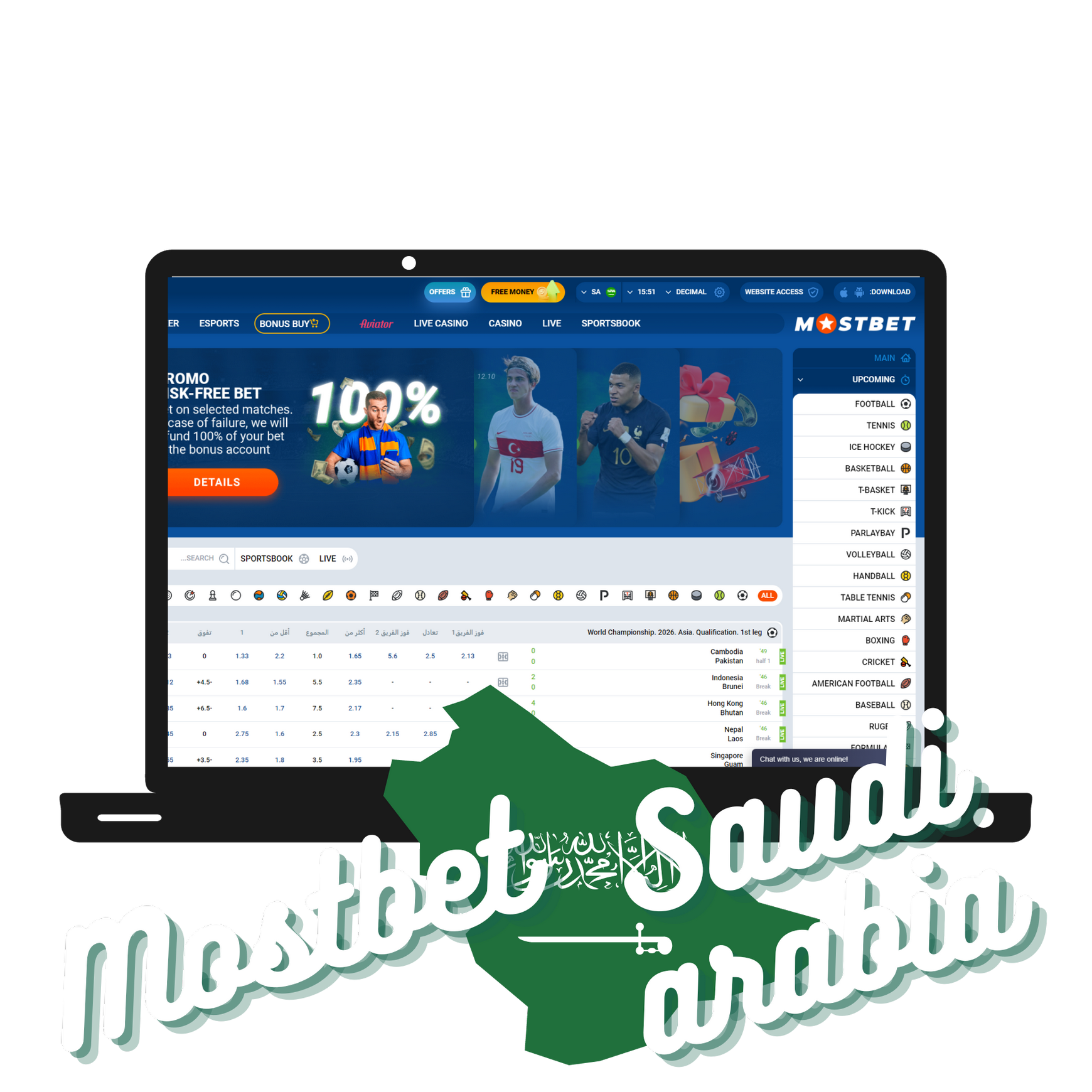 Zawodnicy sportowi w Mostbet
